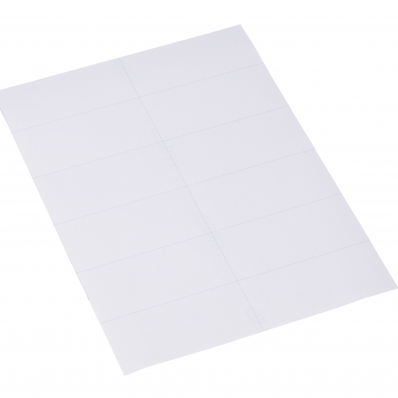 Image Boite de 200 planches de 12 étiquettes blanches adhésives 49,5x105mm 7211942P 01